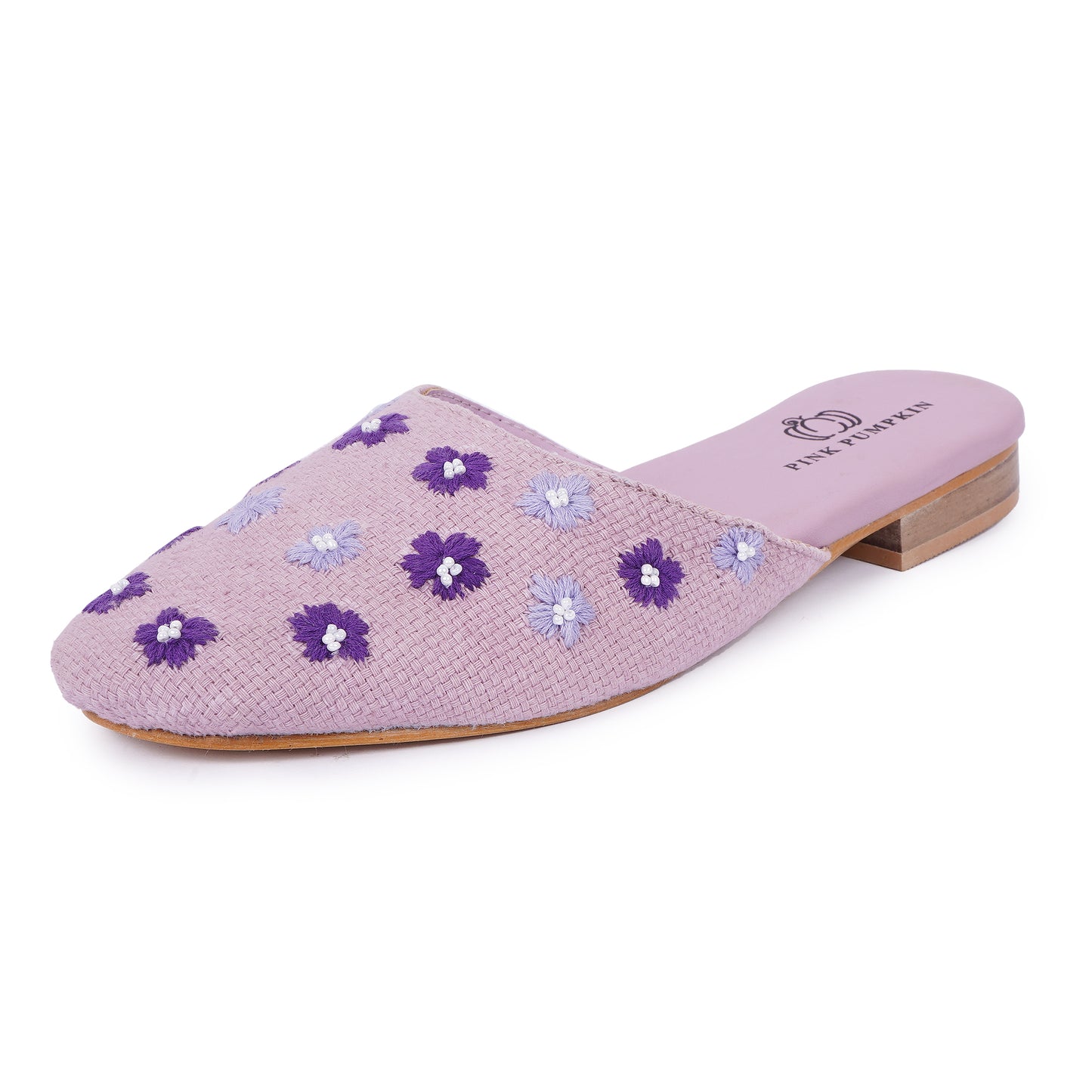 Floral Embroidered Mules for Women | Ethnic Traditional Flats for Women